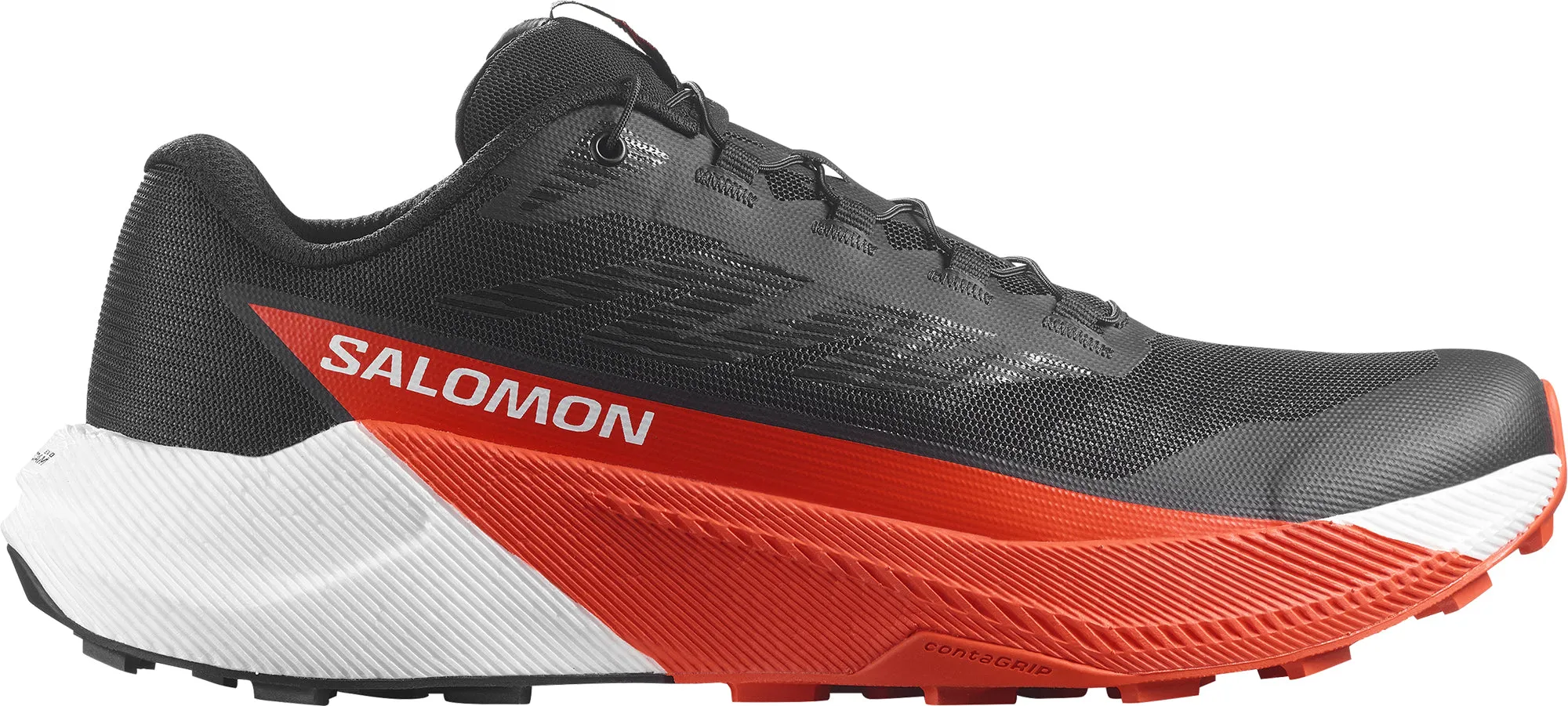 Salomon Pulsar Mens Trail Running Shoes - Black Foot Control