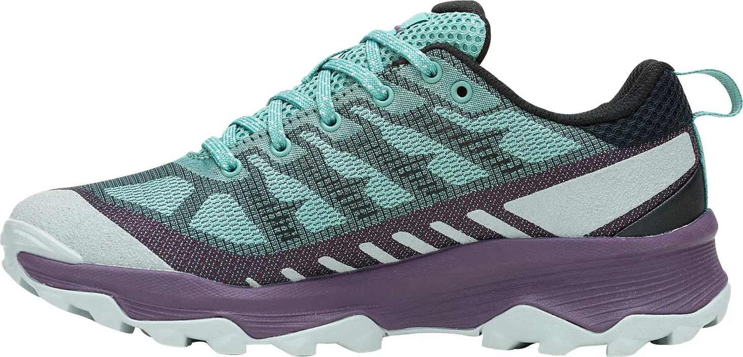 Heavy Duty Cushioning Merrell Speed Eco Waterproof Womens Walking Shoes - Green