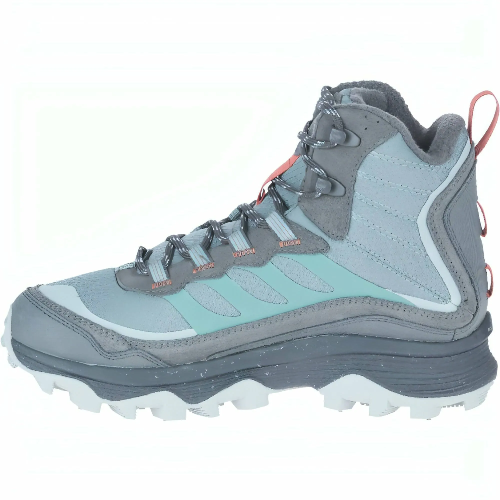 Long Walk Protection Trail Blazing Boots Merrell Moab Speed Thermo Mid Waterproof Womens Walking Boots - Grey