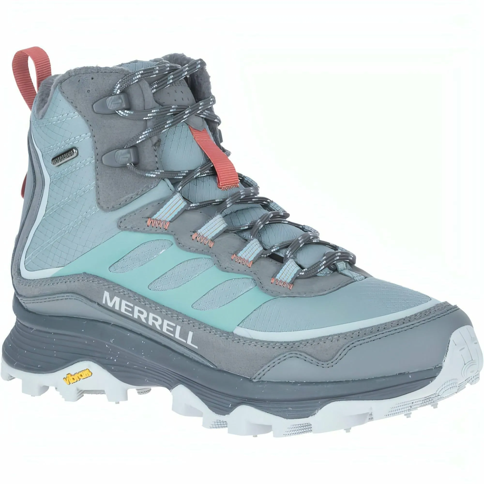 Merrell Moab Speed Thermo Mid Waterproof Womens Walking Boots - Grey Urban Trail Shock absorption