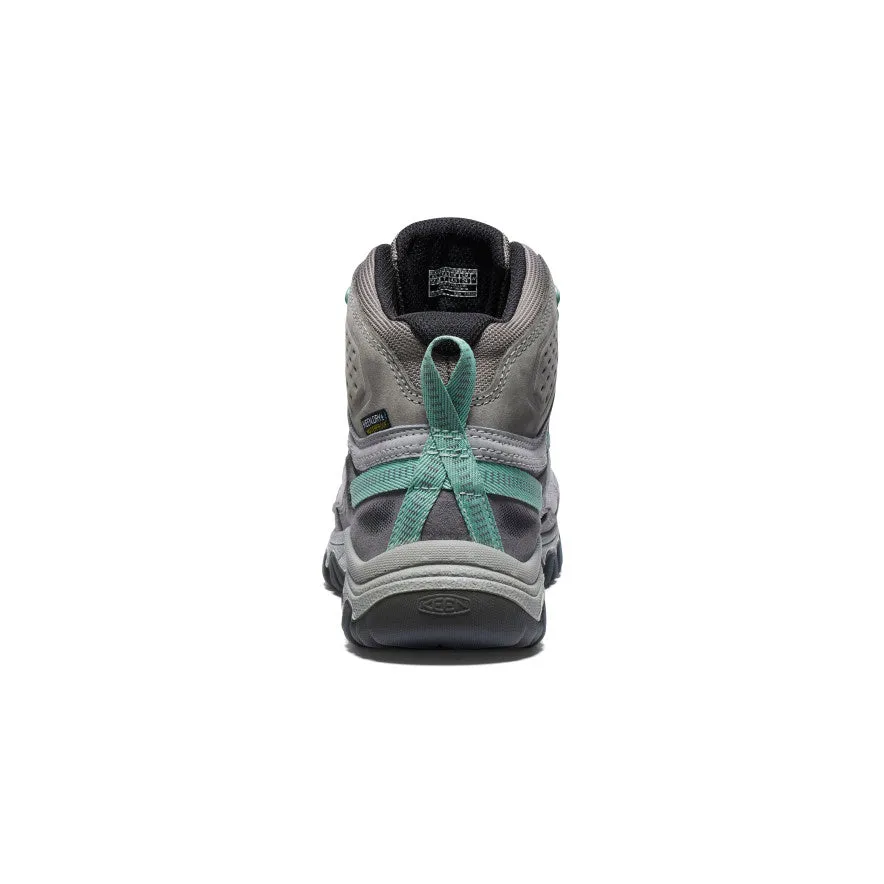 Power training Women's Targhee IV Waterproof Hiking Boot  |  Alloy/Granite Green