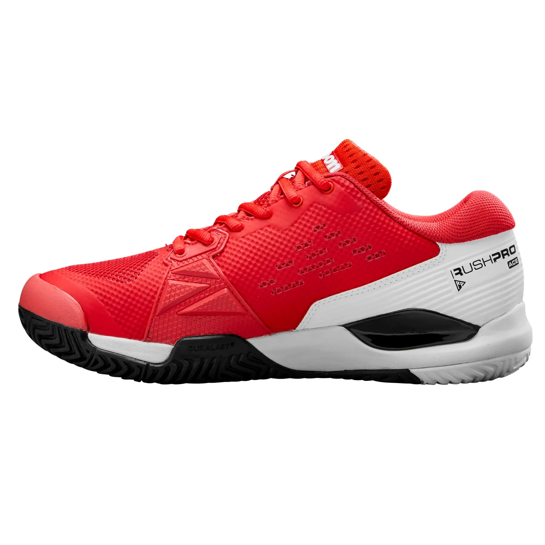 Active Foam Recreational Athletes Wilson Rush Pro Ace Mens Tennis Shoes - Red/White/Black