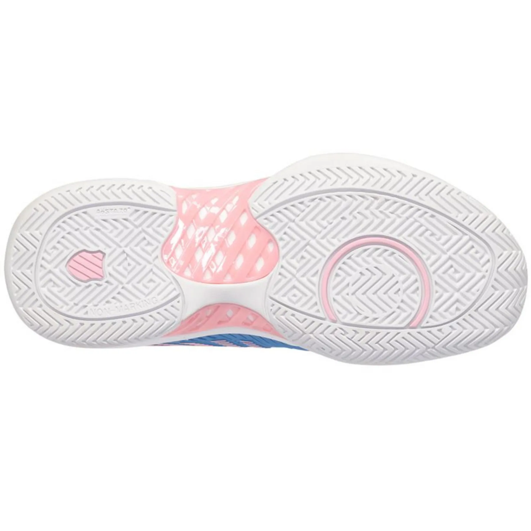 K Swiss Hypercourt Express 2 Silver Lake Blue/White/Orchid Pink Women Tennis Shoes Walking