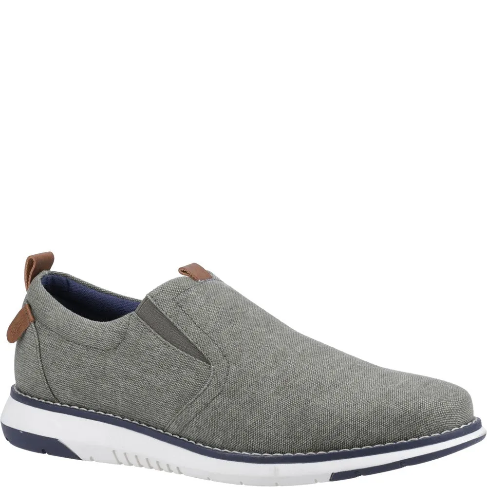 Khaki Benny Slip On Shoes Foot Free Elastic