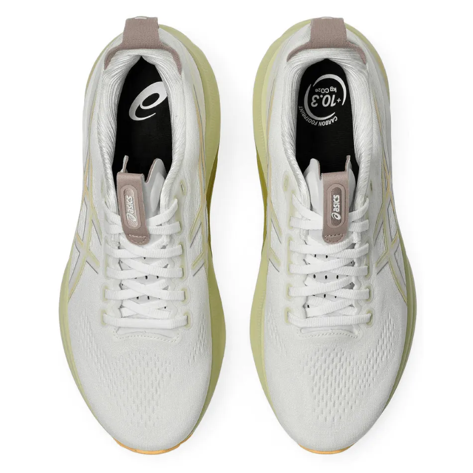 Reliable Product running shoes for competitive female runners ASICS Men's GEL-KAYANO 32 Running Shoes in White/Orange Glow AW25