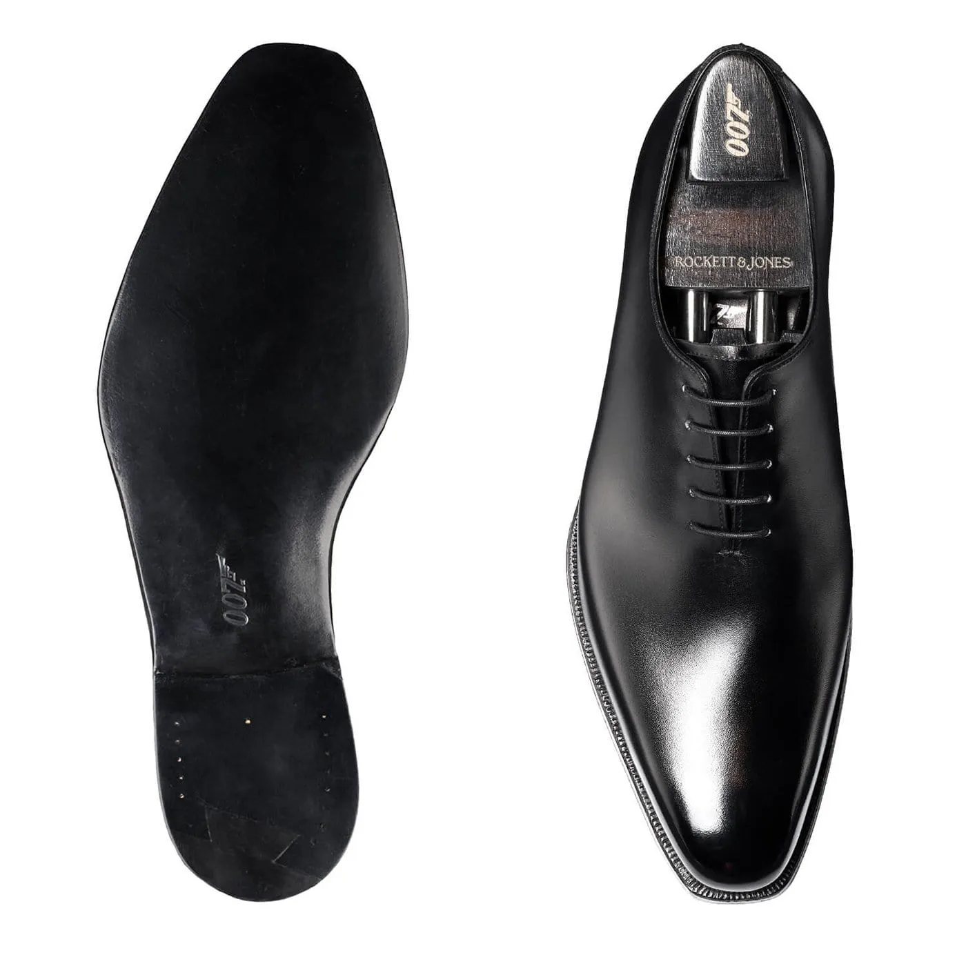 Sharp Finish Simple Style James Black Calf