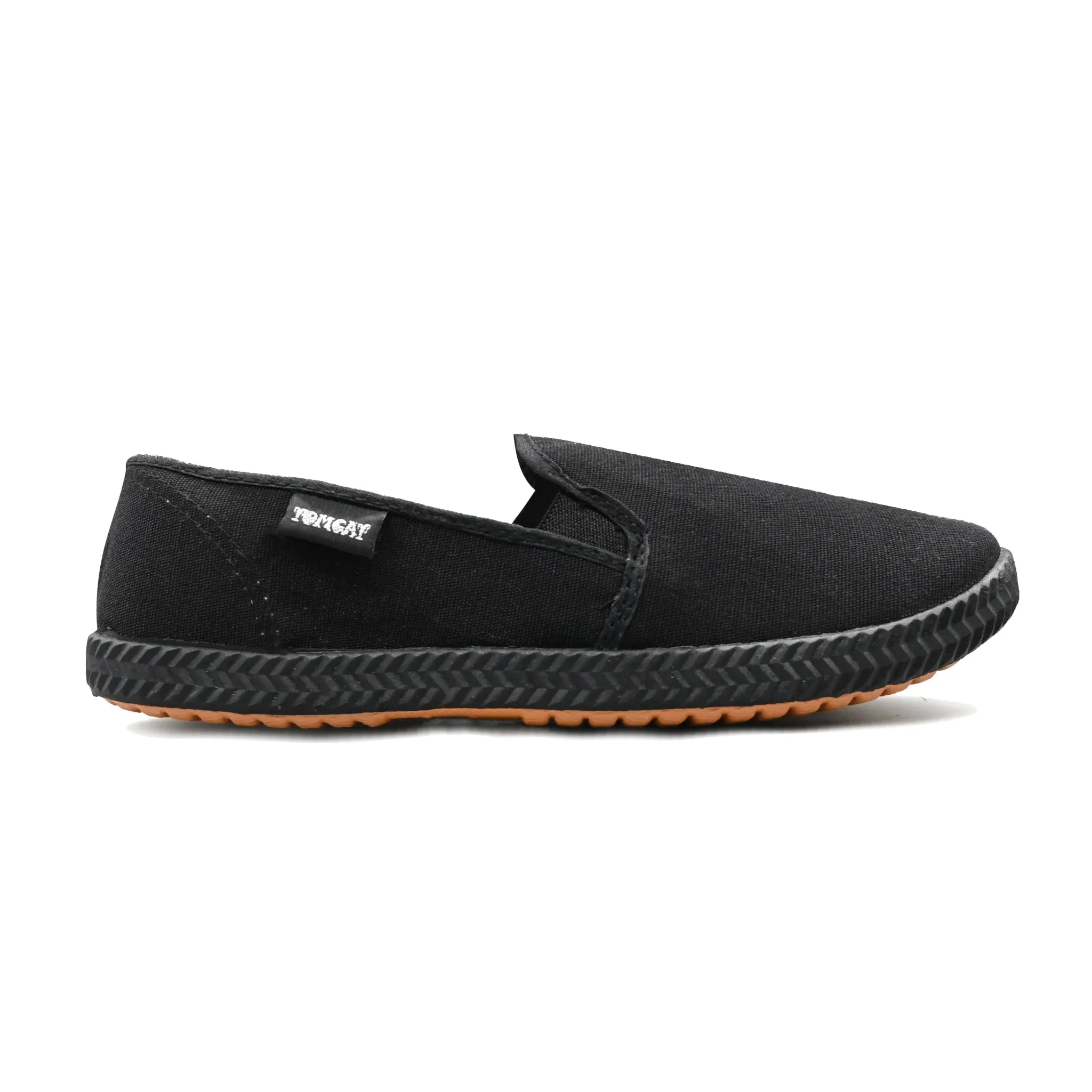 Tomcat Slip On Canvas Shoes - Black (37-42) College Style