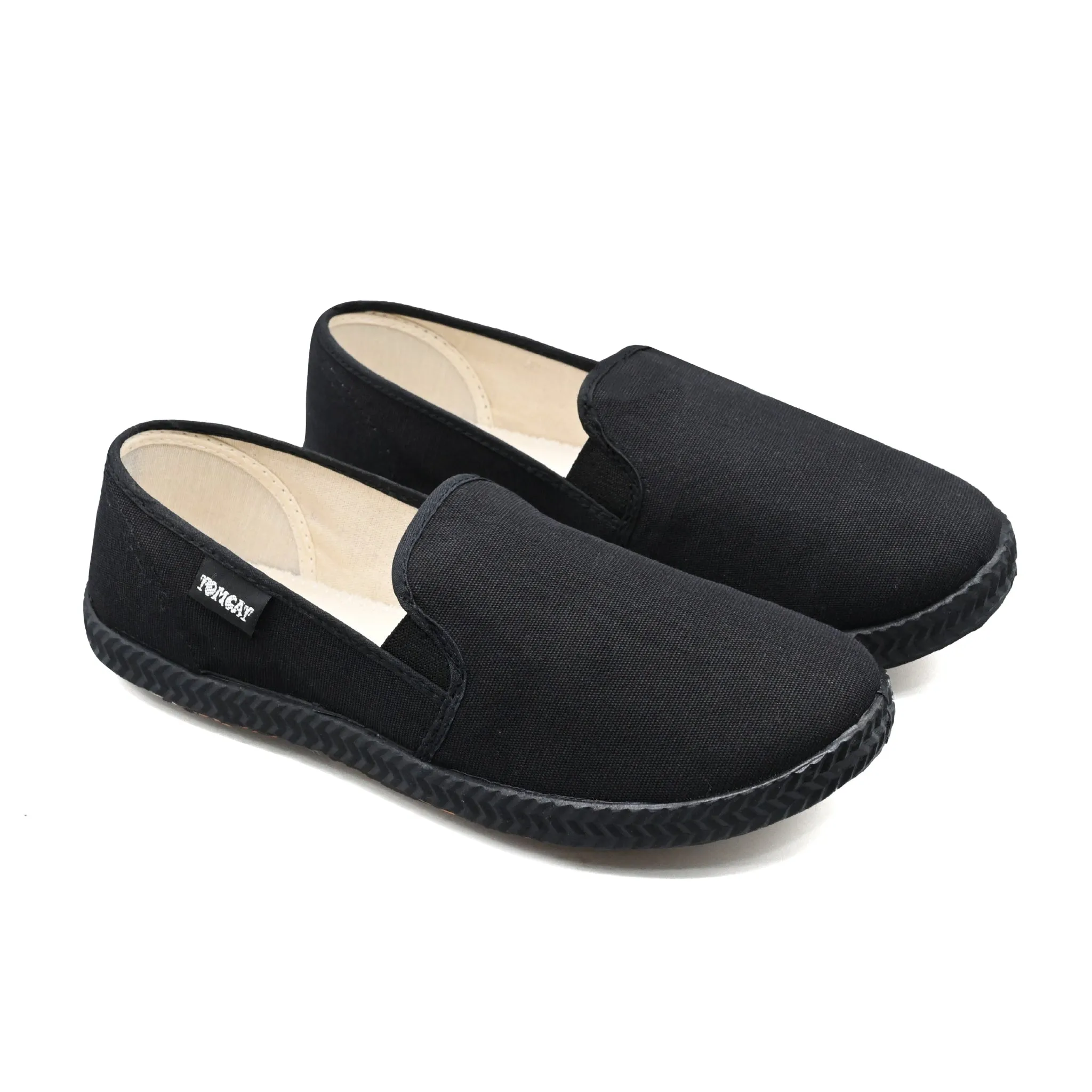 Tomcat Slip On Canvas Shoes - Black (37-42) Quick On