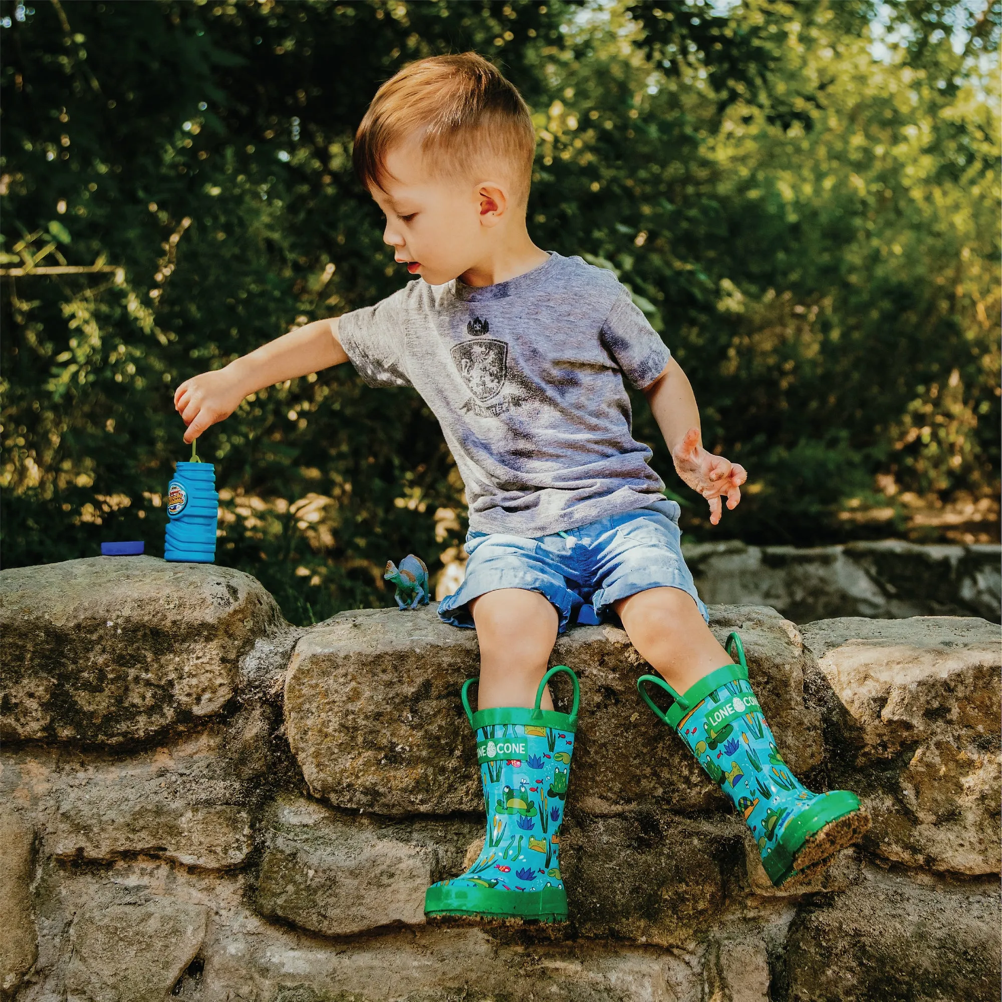Frog Pond Rain Boot Easy Slip On Waterproof Hiking