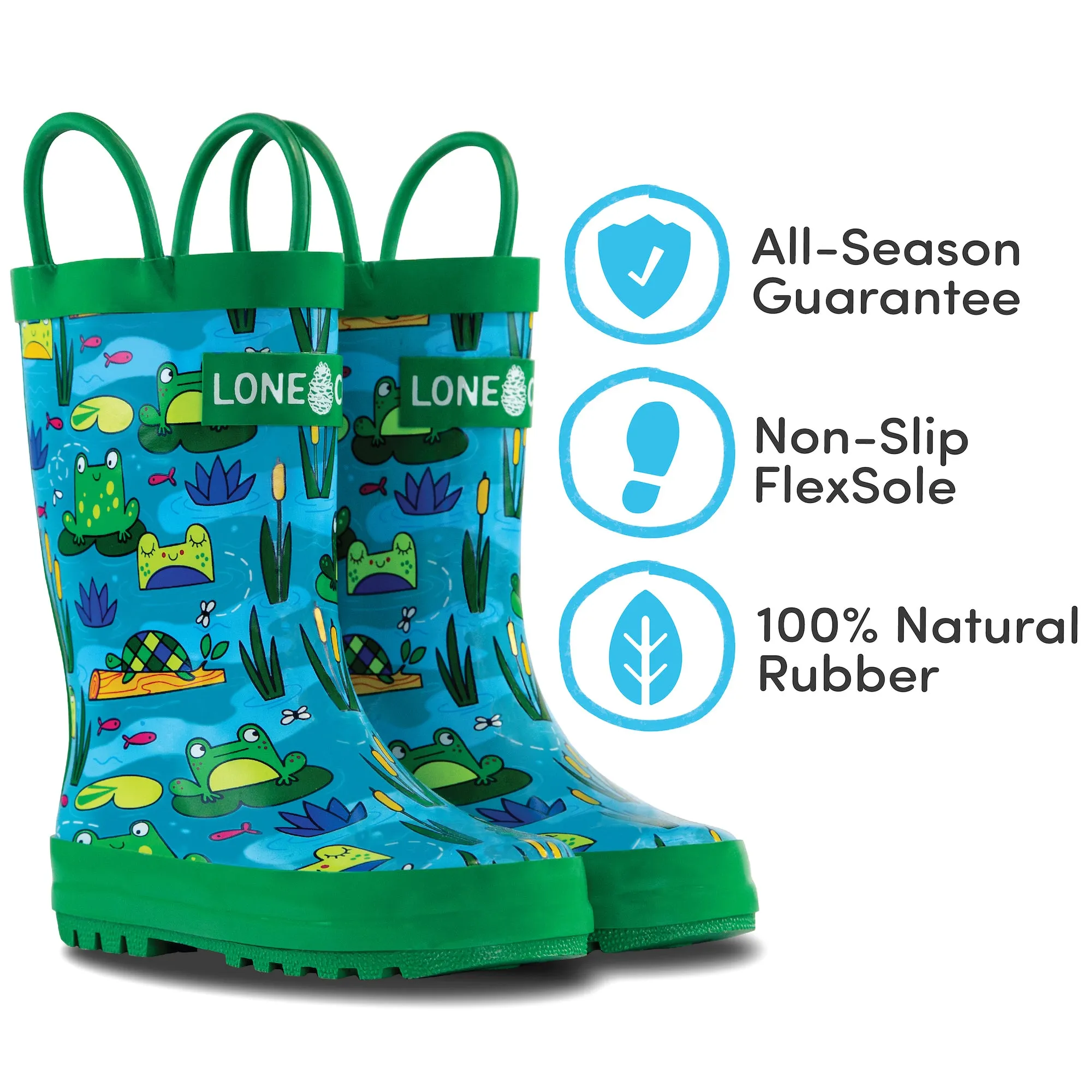 Travel Comfort Frog Pond Rain Boot