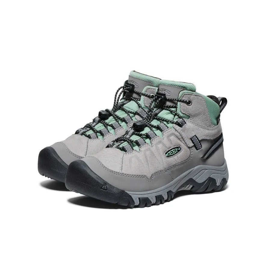 Big Kids' Targhee IV Waterproof Hiking Boot  |  Alloy/Granite Green Light Weight