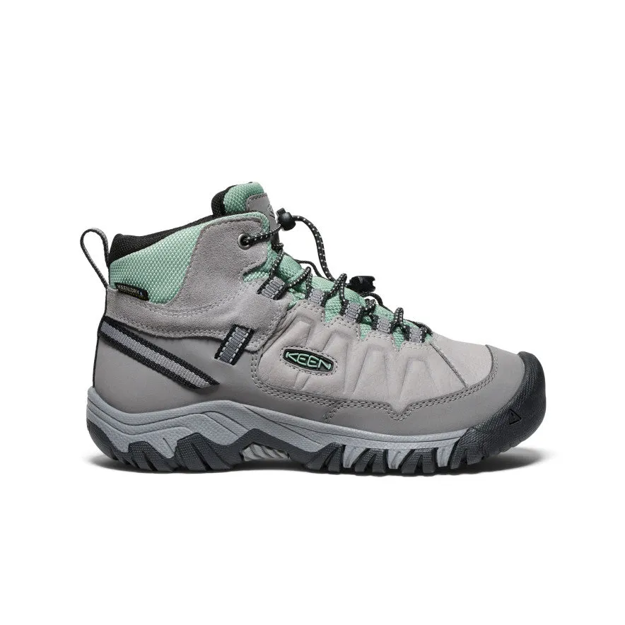 Big Kids' Targhee IV Waterproof Hiking Boot  |  Alloy/Granite Green Control Training