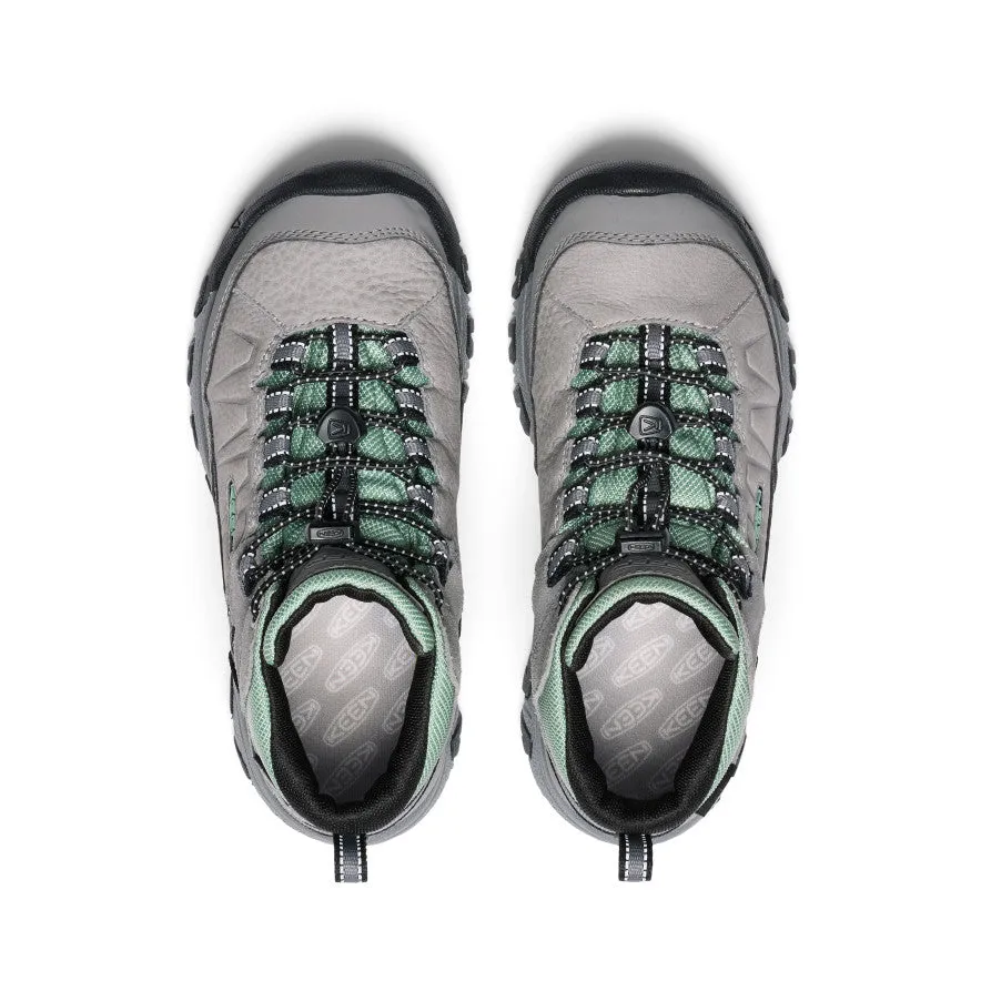 Big Kids' Targhee IV Waterproof Hiking Boot  |  Alloy/Granite Green Comfort fit prevents hotspots during intense motion Comfort tested across extended activity durations