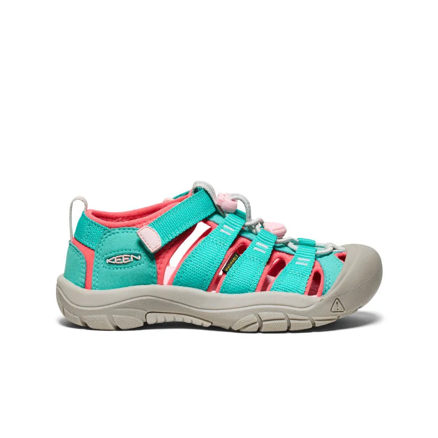 Big Kids' Newport H2  |  Bright Aqua/Giggle Pink All surface