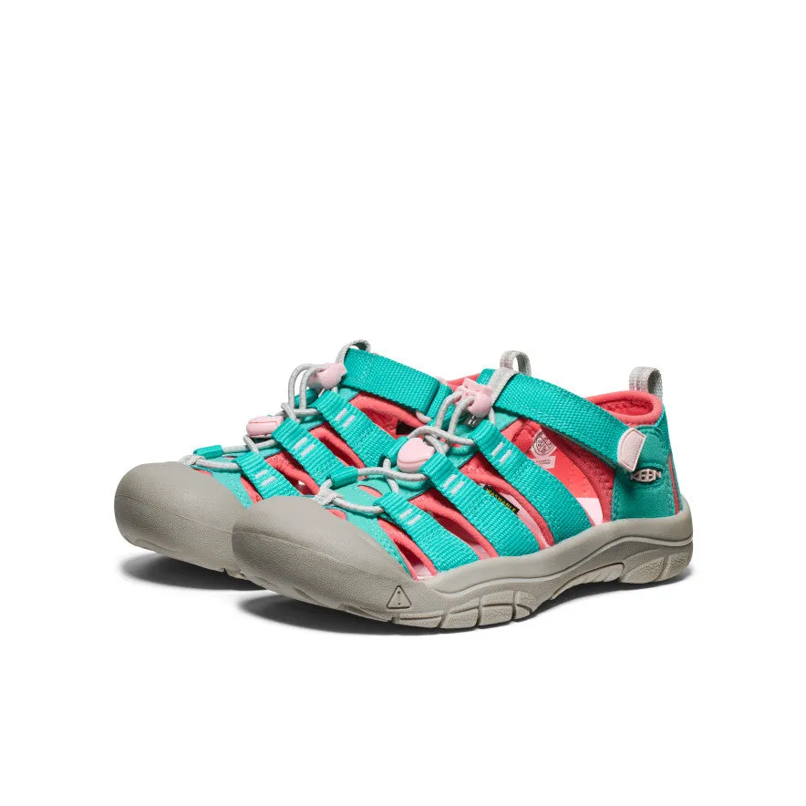 Natural Fit Big Kids' Newport H2  |  Bright Aqua/Giggle Pink
