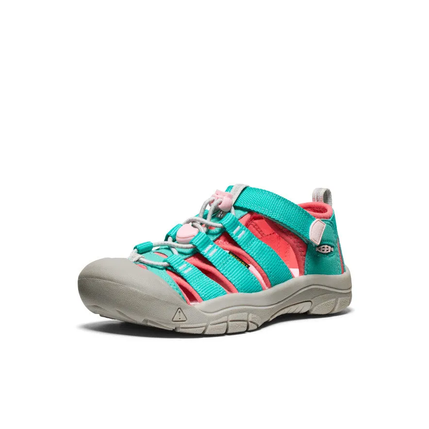 Secure Hold Big Kids' Newport H2  |  Bright Aqua/Giggle Pink