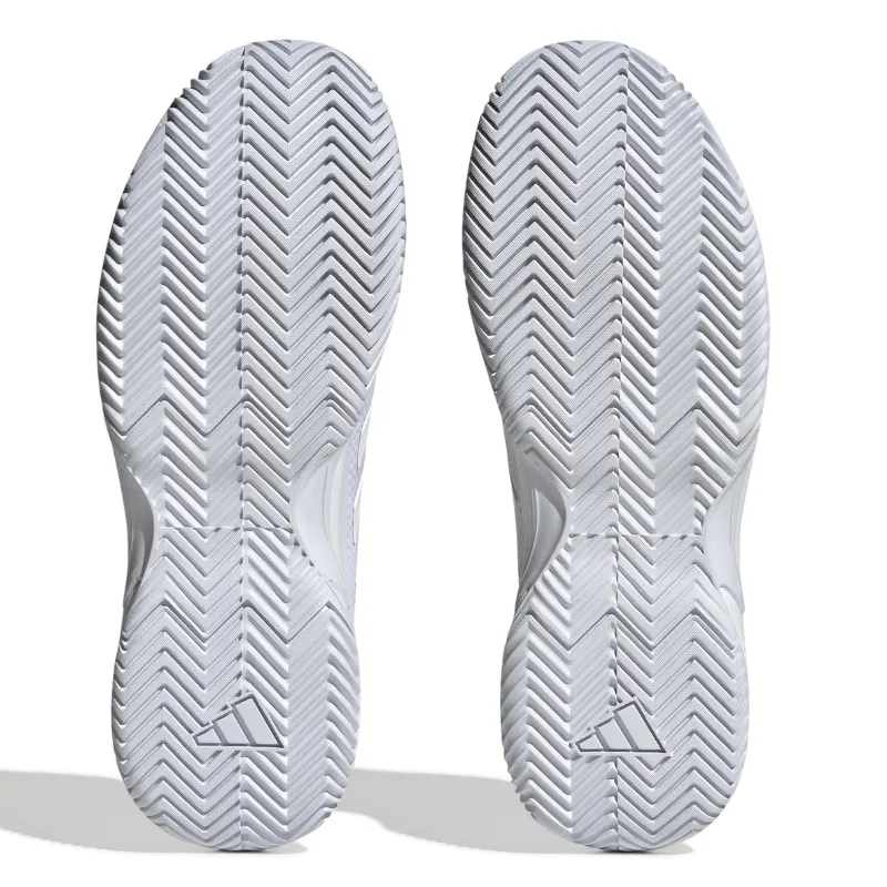 Adidas Performance Game Court 2 Mens Tennis Shoes - Cloud White / Cloud White / Matte Silver Recreational Use