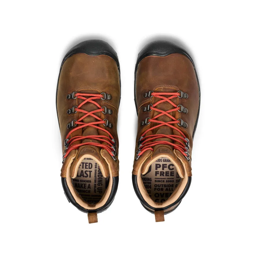 Motion design aids explosive steps and fast changes Built to complement both speed and control training Men's Pyrenees Waterproof Hiking Boot  |  Syrup
