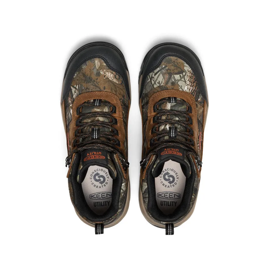 Men's Skokie Waterproof Work Boot (Soft Toe)  |  Camo/Black Low Top