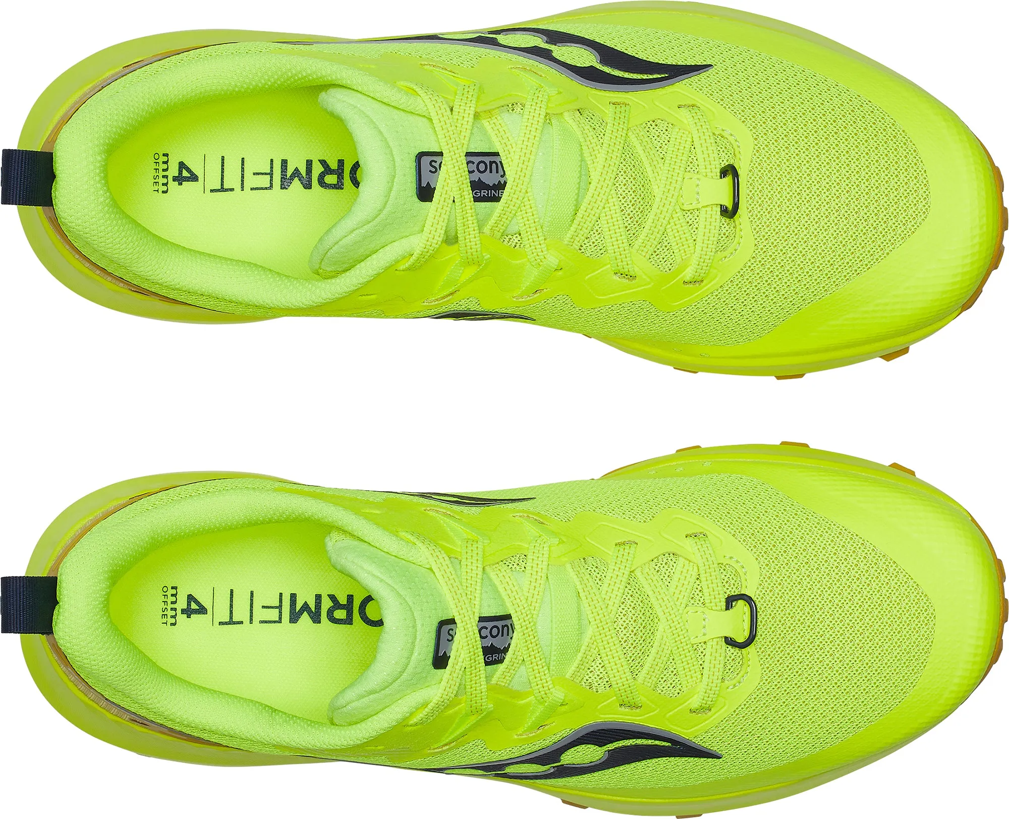 Saucony Peregrine 14 Mens Trail Running Shoes - Yellow Tread Power