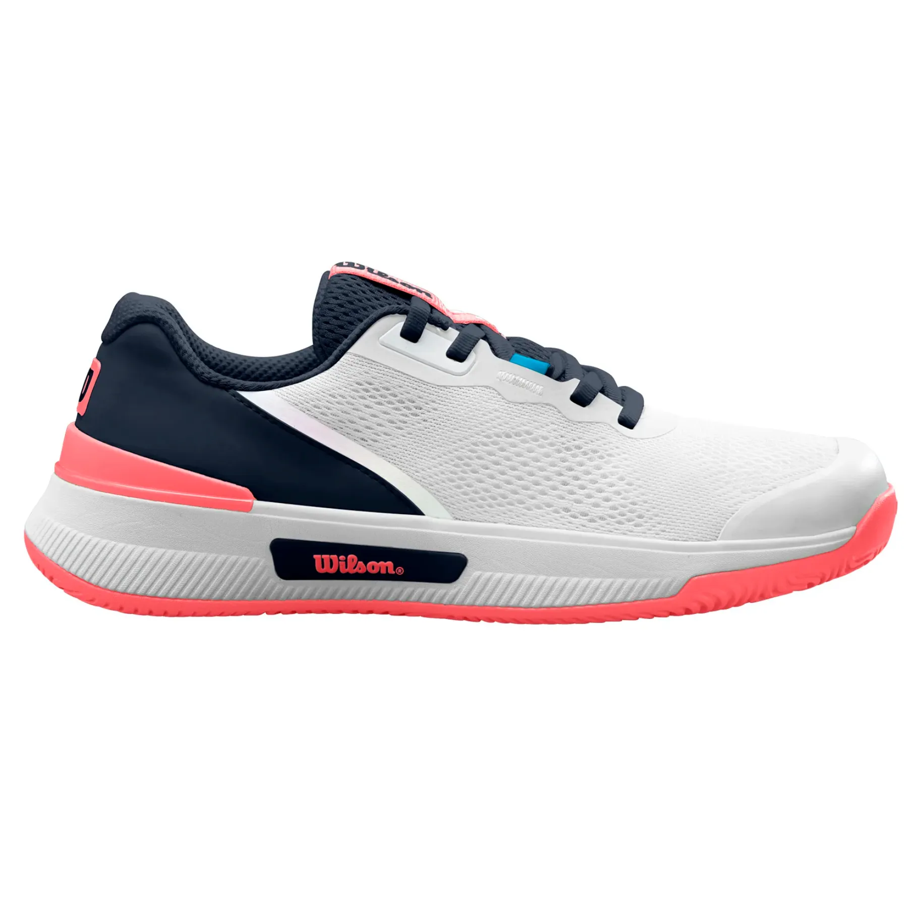 Air Circulation Wilson Intrigue Pro Women Tennis Shoes - White/Navy/Blaze