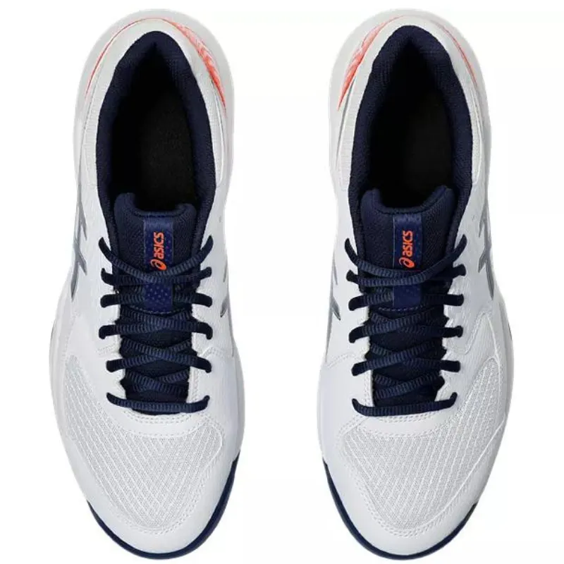 Classic Design Asics GEL-DEDICATE 8 White/Blue Expanse Mens Tennis Shoes