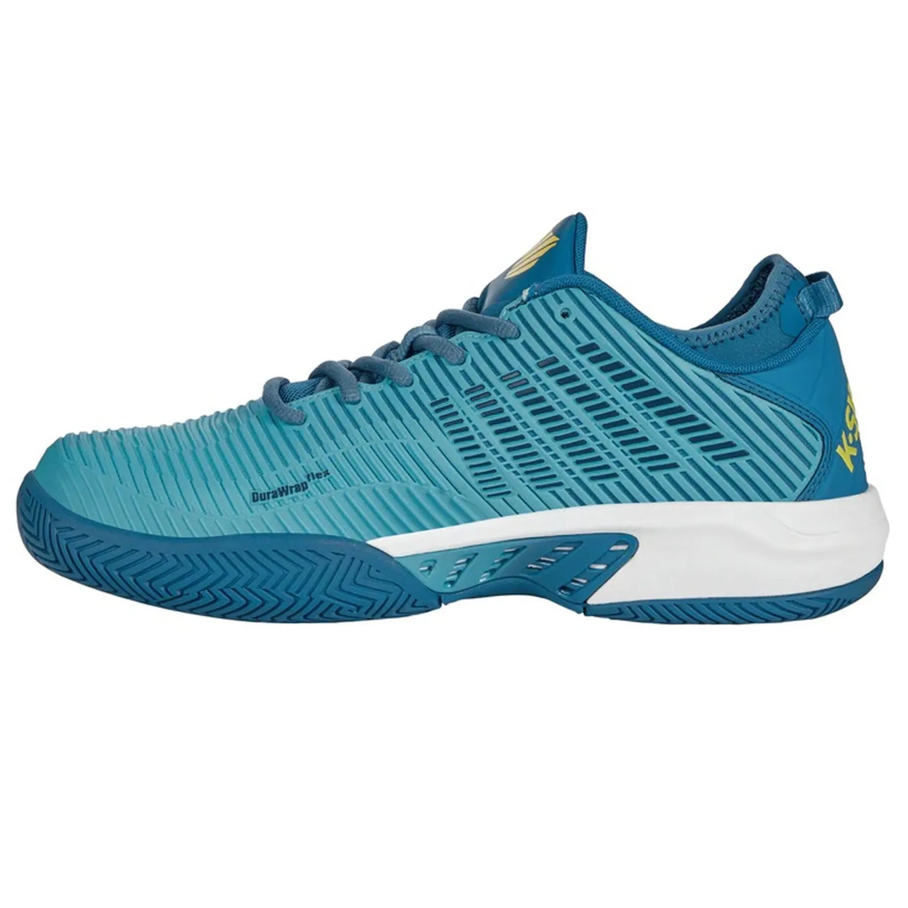 Urban Casual K Swiss Hypercourt Supreme Mens Tennis Shoes - Scuba Blue/Celestial/Brilliant White