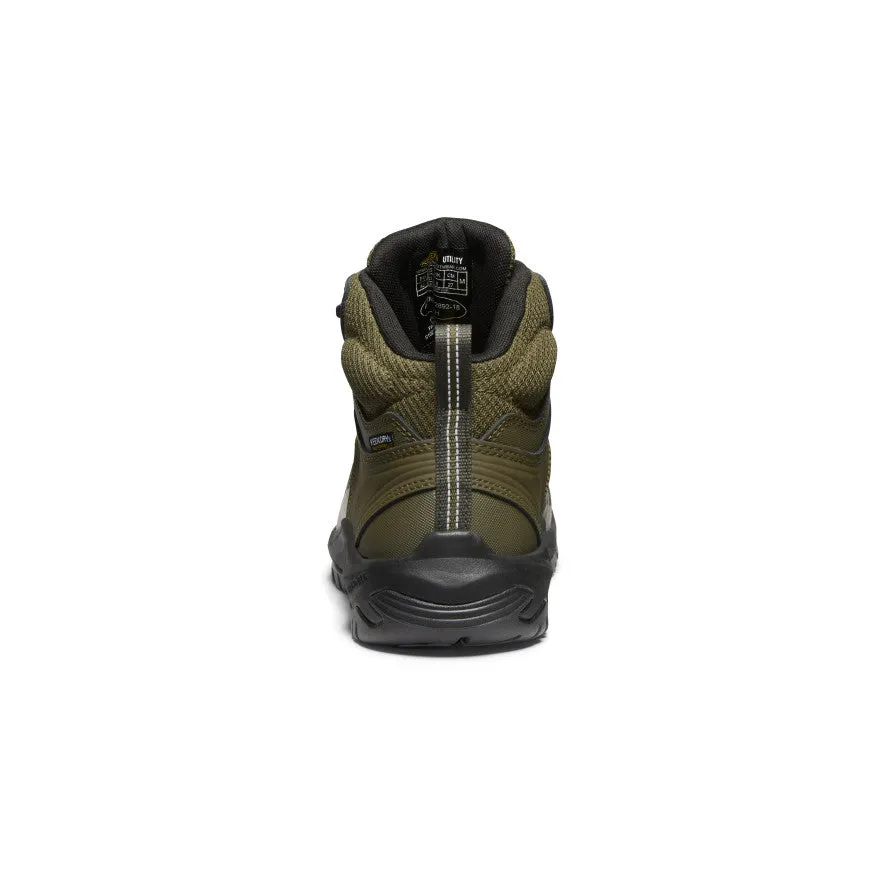 Dry Lining Foot Flex Men's Reno Waterproof Mid (Soft Toe)  |  Dark Olive/Black