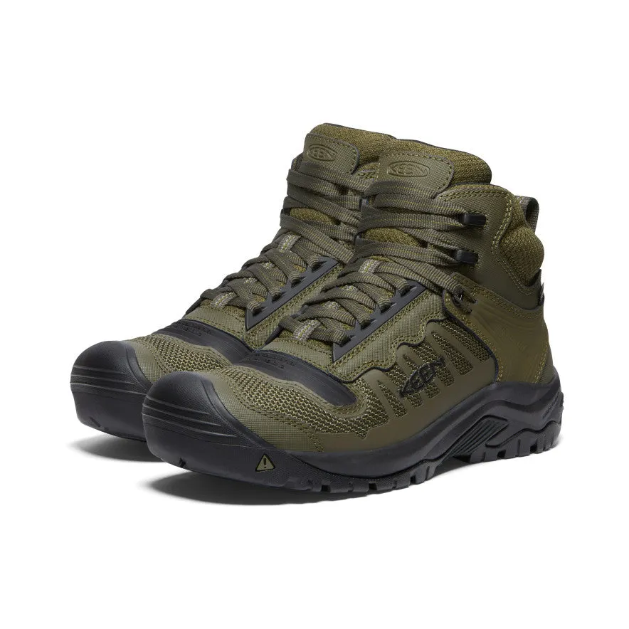 Men's Reno Waterproof Mid (Soft Toe)  |  Dark Olive/Black Dynamic Style Stride Boost