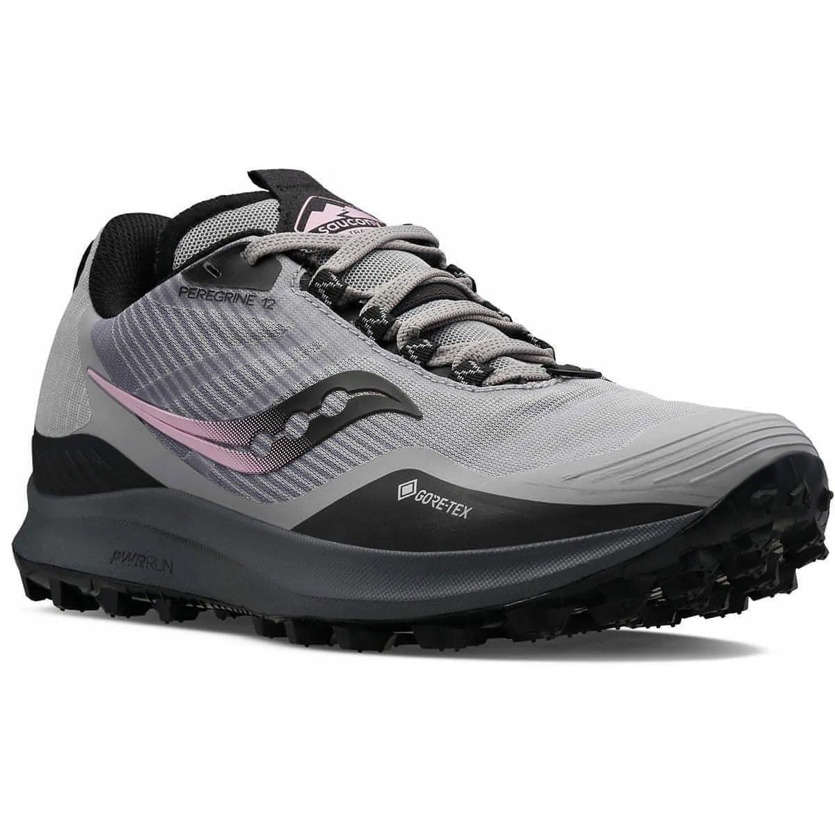 Saucony Peregrine 12 GORE-TEX Womens Trail Running Shoes - Grey Water Resistant