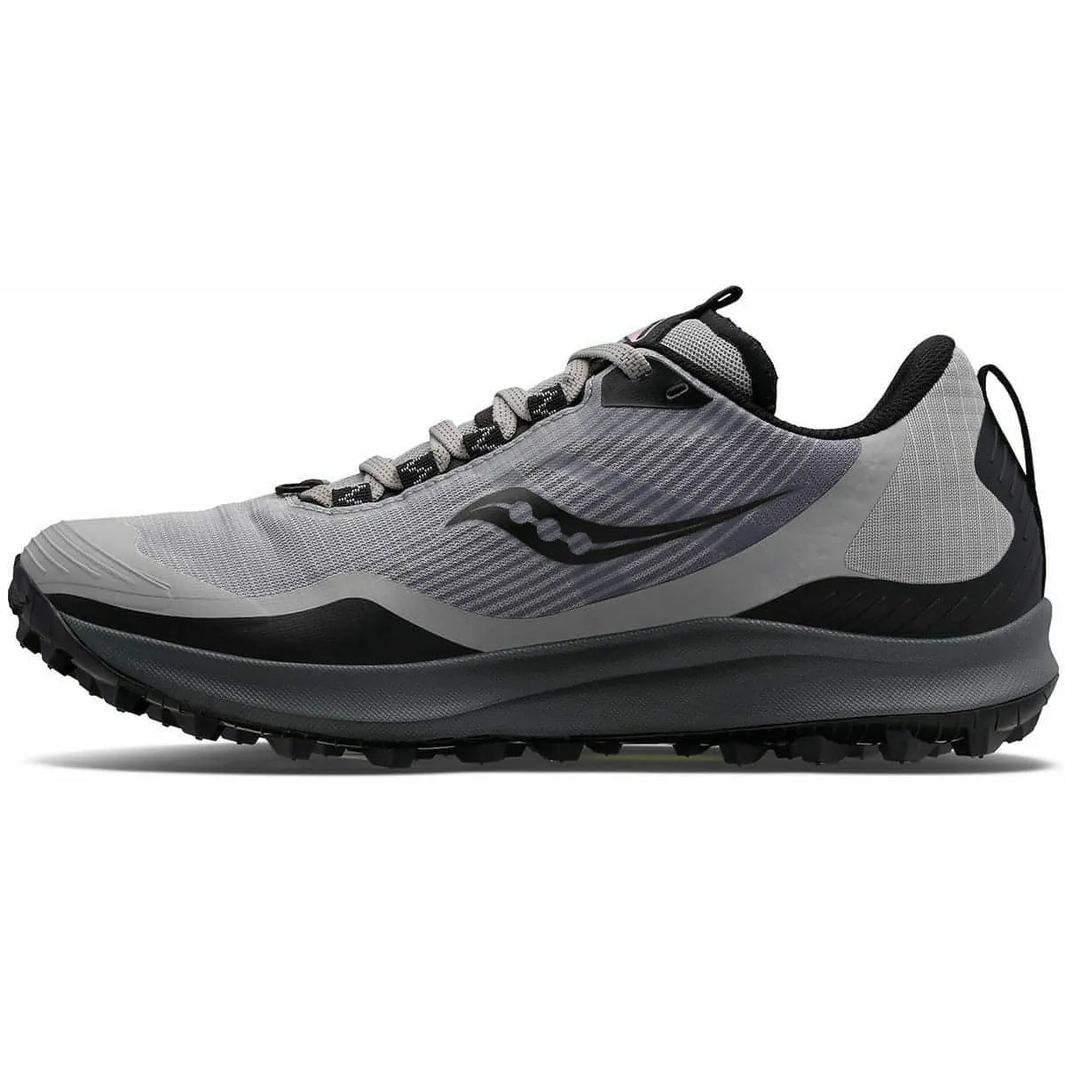 Flex Feel Good Grip Saucony Peregrine 12 GORE-TEX Womens Trail Running Shoes - Grey