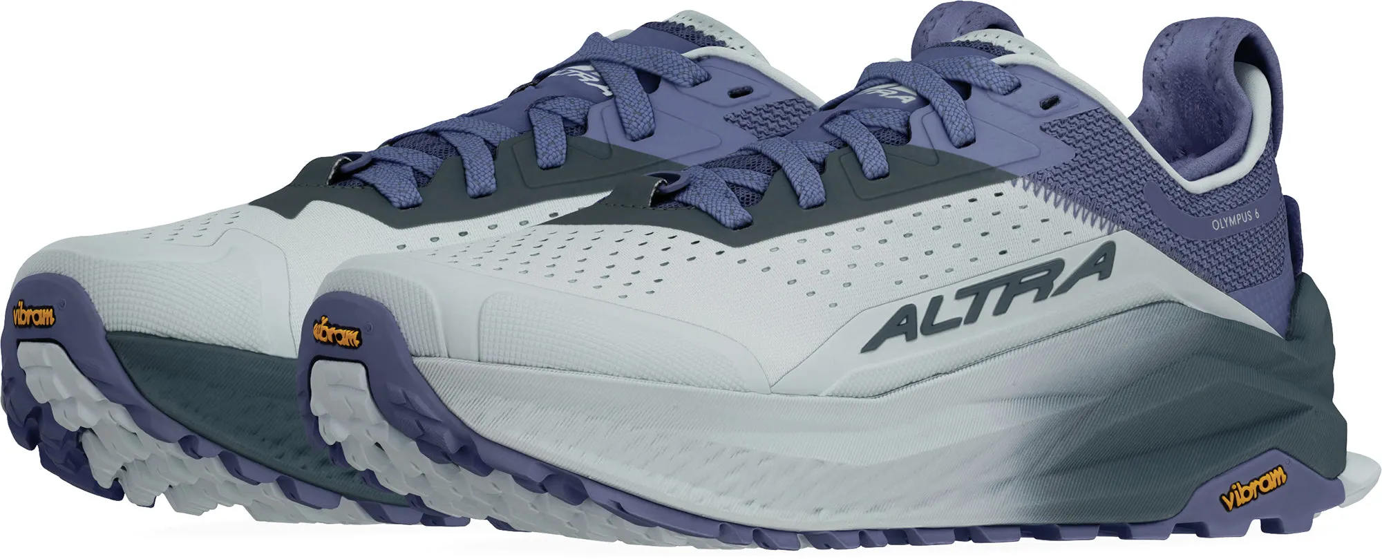 Altra Olympus 6 Womens Trail Running Shoes - Grey Tough Natural Fit