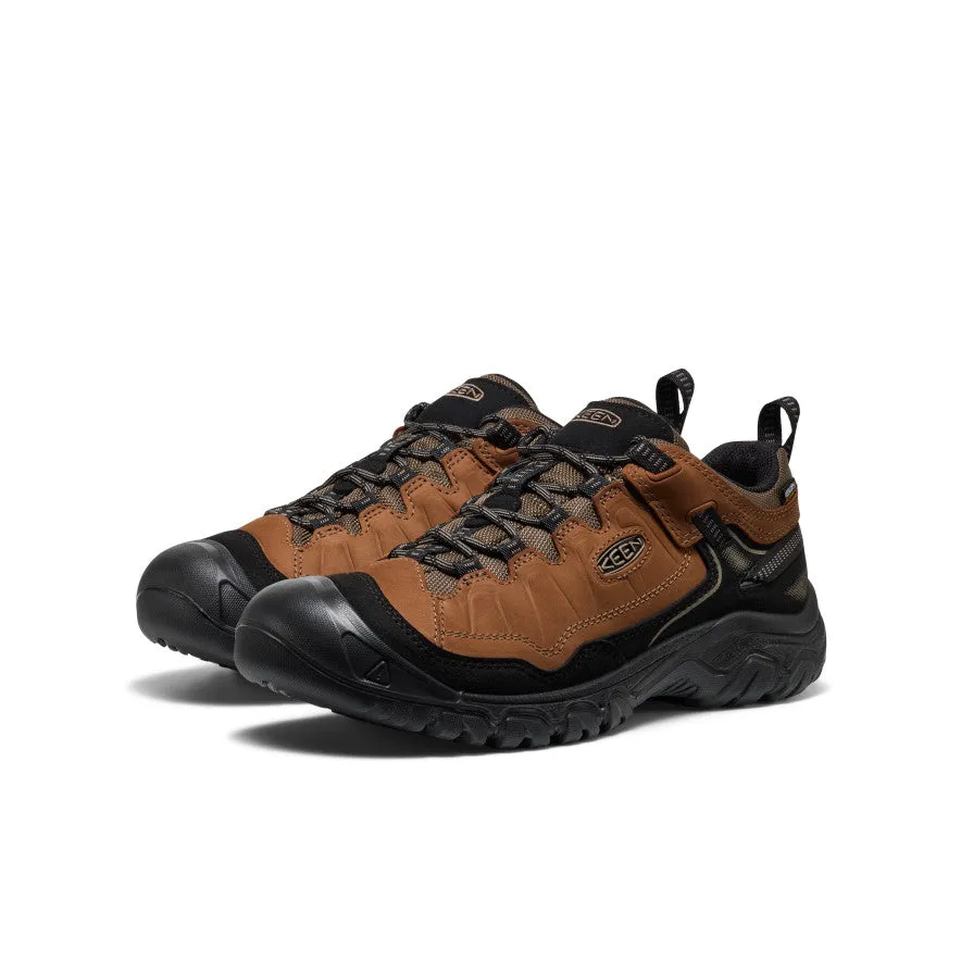 Anti Shock Smart Fabric Men's Targhee IV Waterproof Hiking Shoe  |  Bison/Black