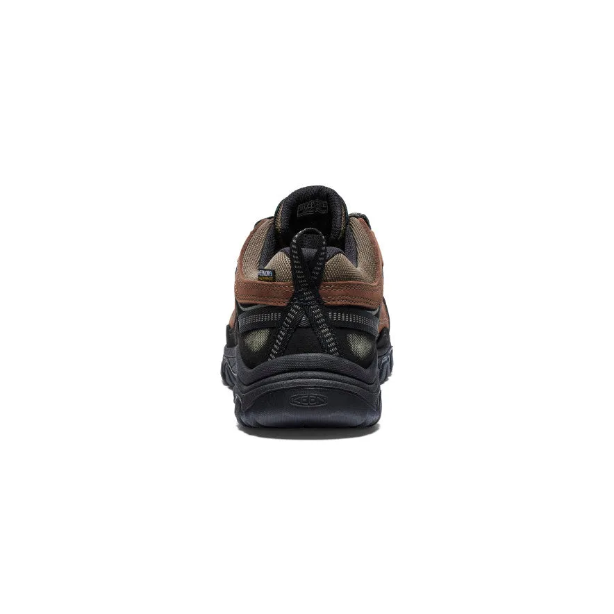 Men's Targhee IV Waterproof Hiking Shoe  |  Bison/Black Inner sock layer increases comfort and control