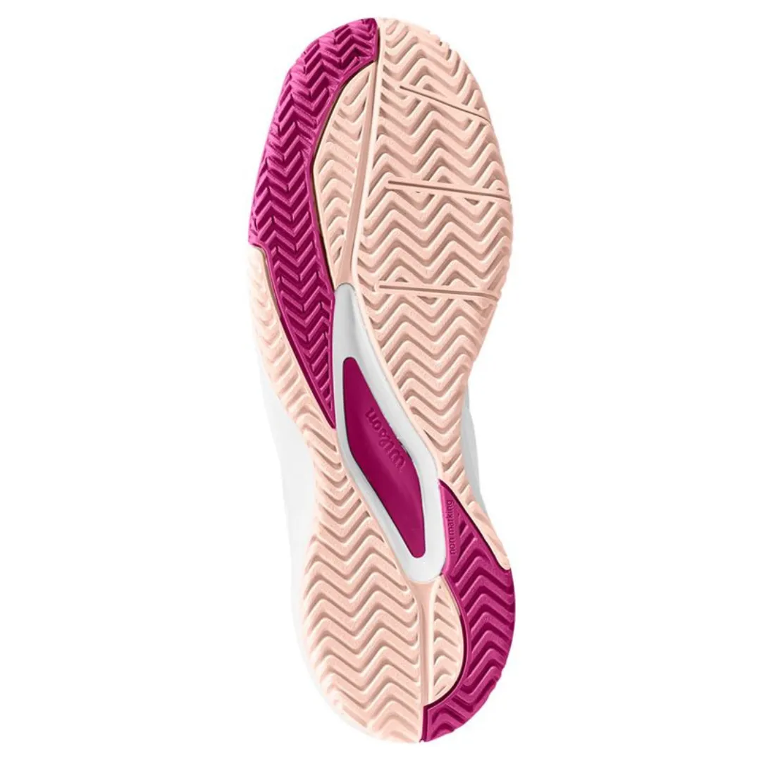 Shockproof Wilson Women Rush Pro Ace Tennis Shoes - Scallop