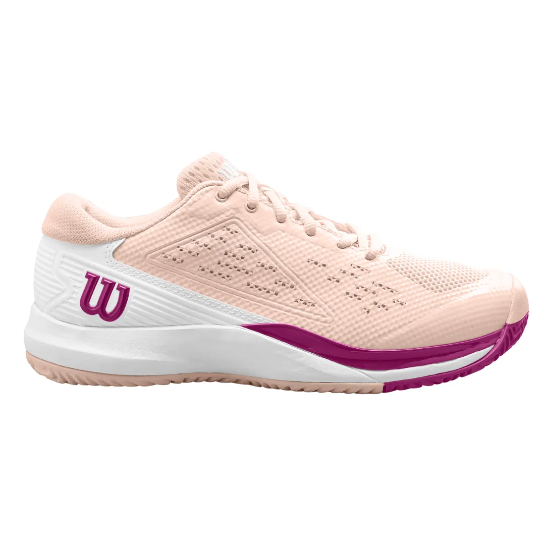 Flexible Performance Wilson Women Rush Pro Ace Tennis Shoes - Scallop