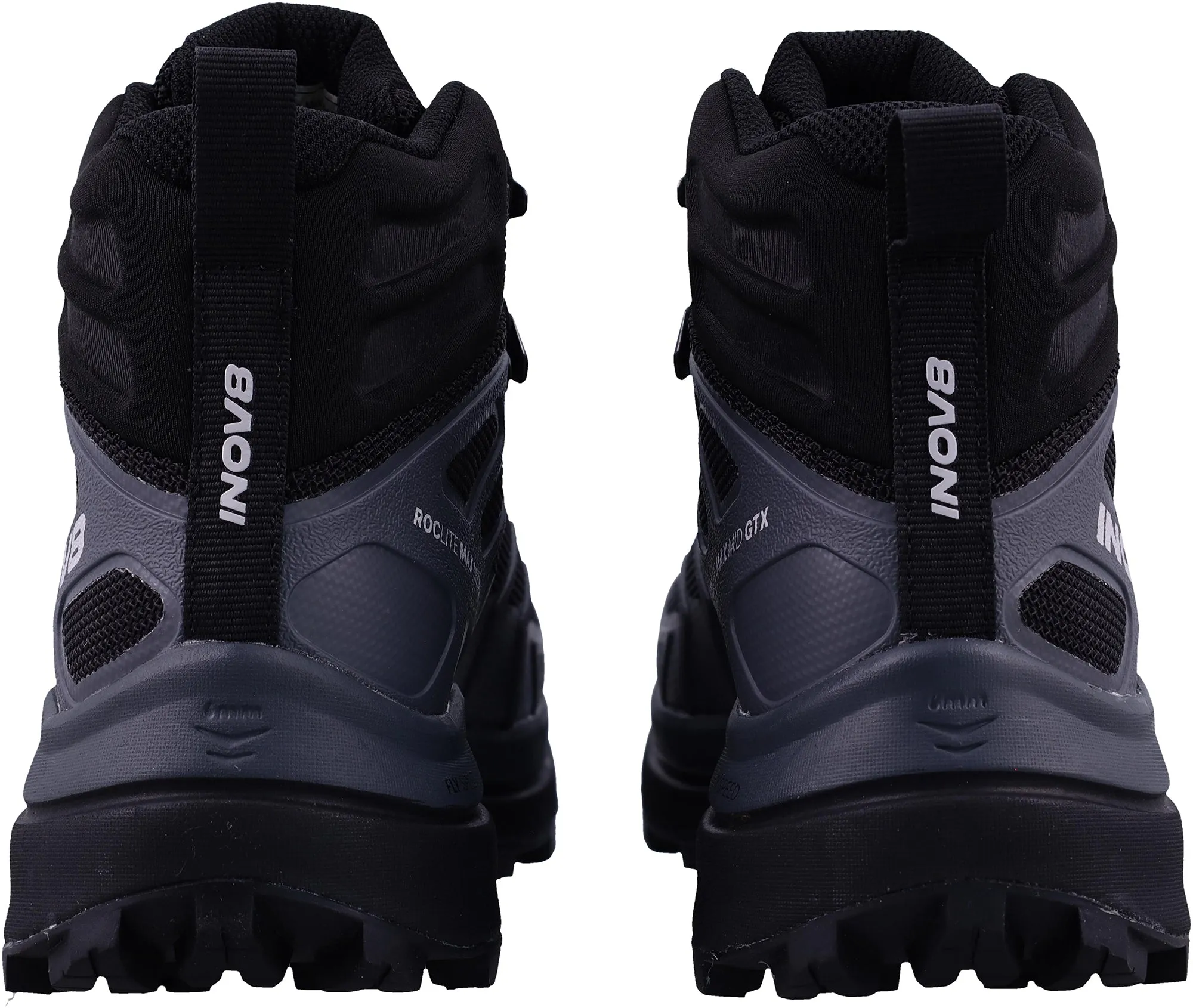 Durable Trail Tested Inov8 Roclite Max Mid GORE-TEX WIDE FIT Mens Walking Boots - Black