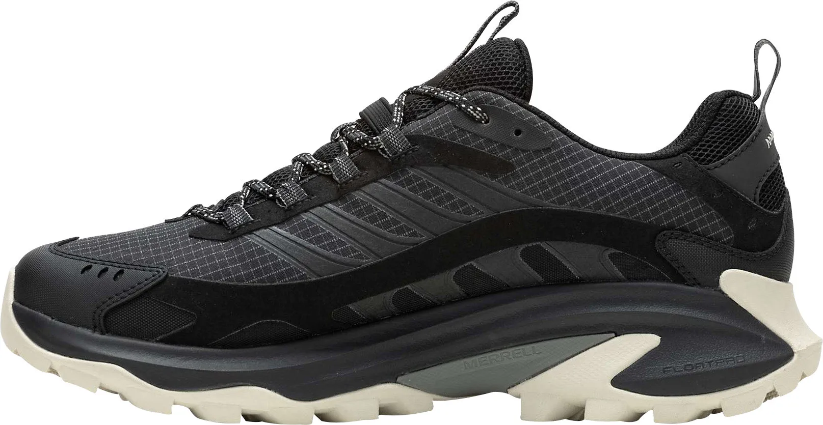 Durable Step Long Hike Comfort Merrell Moab Speed 2 GORE-TEX Mens Walking Shoes - Black
