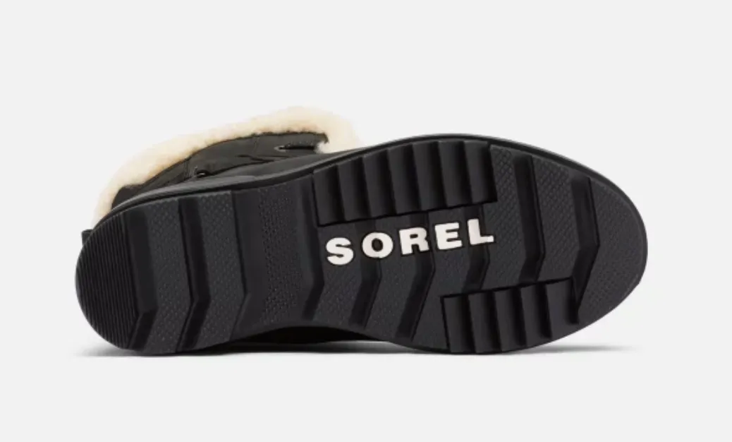 Sorel TORINO? II Shearling Waterproof Winter Black Boots Snow-Walking Shoes Mountain Trekking