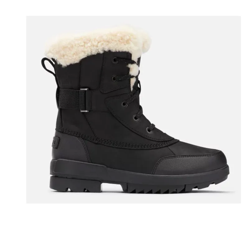 Sorel TORINO? II Shearling Waterproof Winter Black Boots Cold Weather Trail