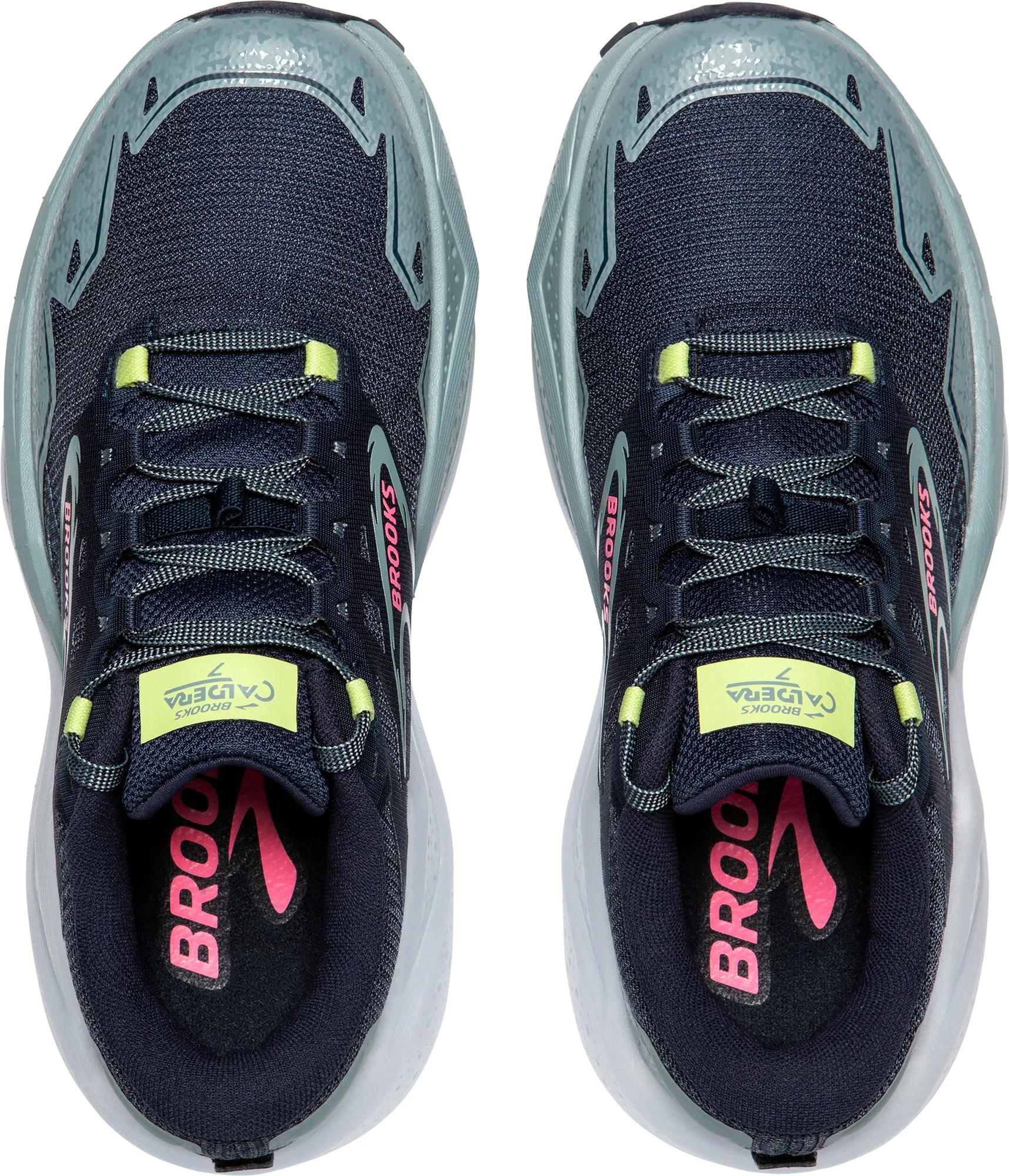 Energy return Sweat Proof Brooks Caldera 7 Womens Trail Running Shoes - Navy