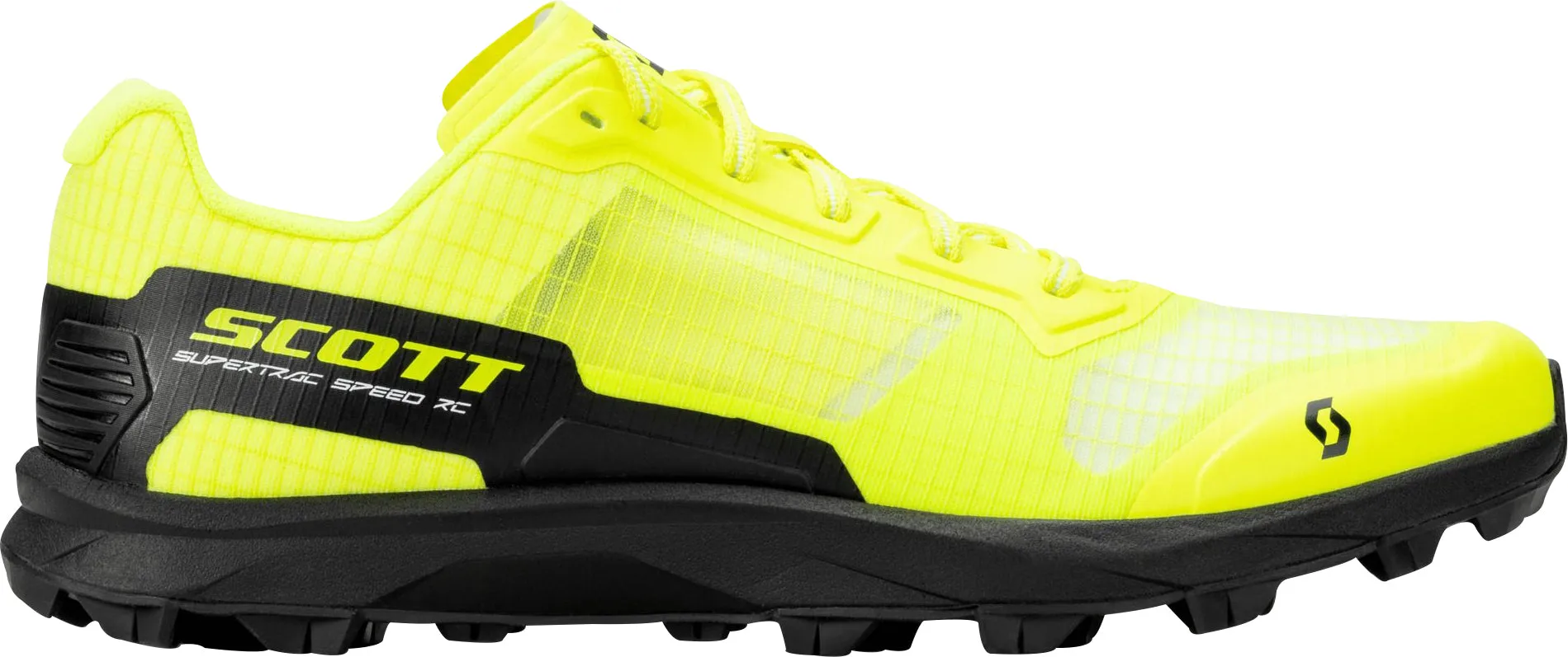 Lightweight Build Any Surface Scott Supertrac Speed RC Mens Trail Running Shoes - Yellow