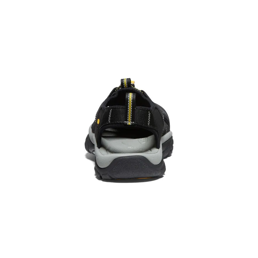 Men's Newport H2 Sandal  |  Black Upper flex zones move in sync with foot motion Leg Muscles
