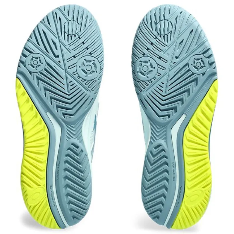 Low Profile High Top Asics Gel Resolution 9 Womens Tennis Shoes -Soothing Sea / Gris Blue