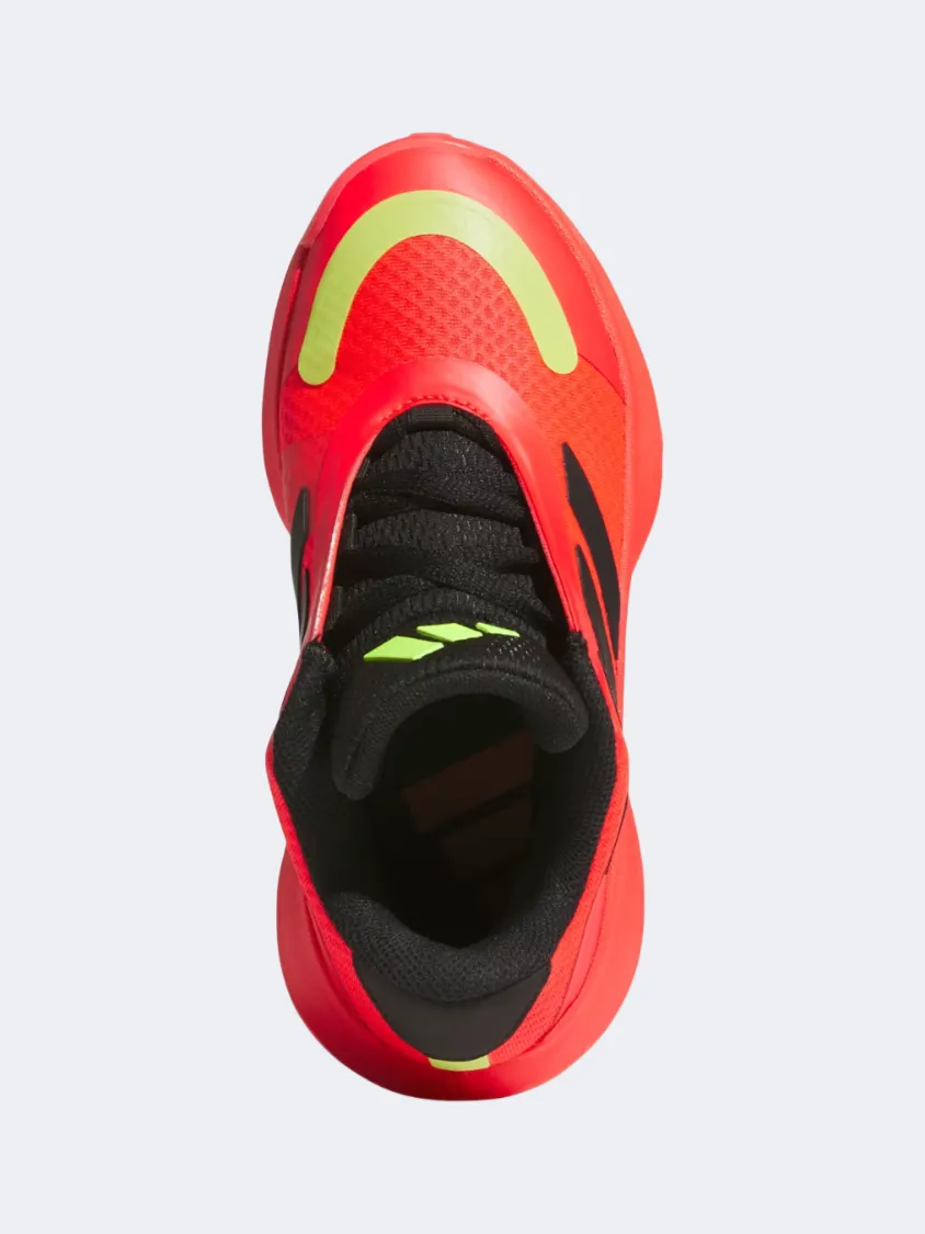 Adidas Legends Gs Basketball Shoes Red/Black/Lemon Stud Cool