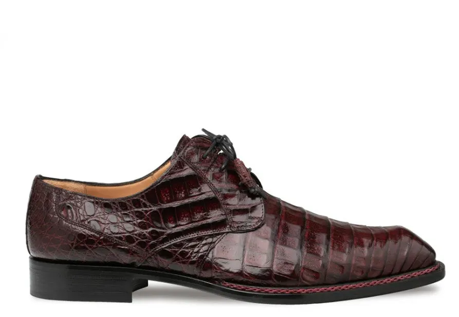 "Cratos" Crocodile Derby Burgundy Torsion control Fashion Glow