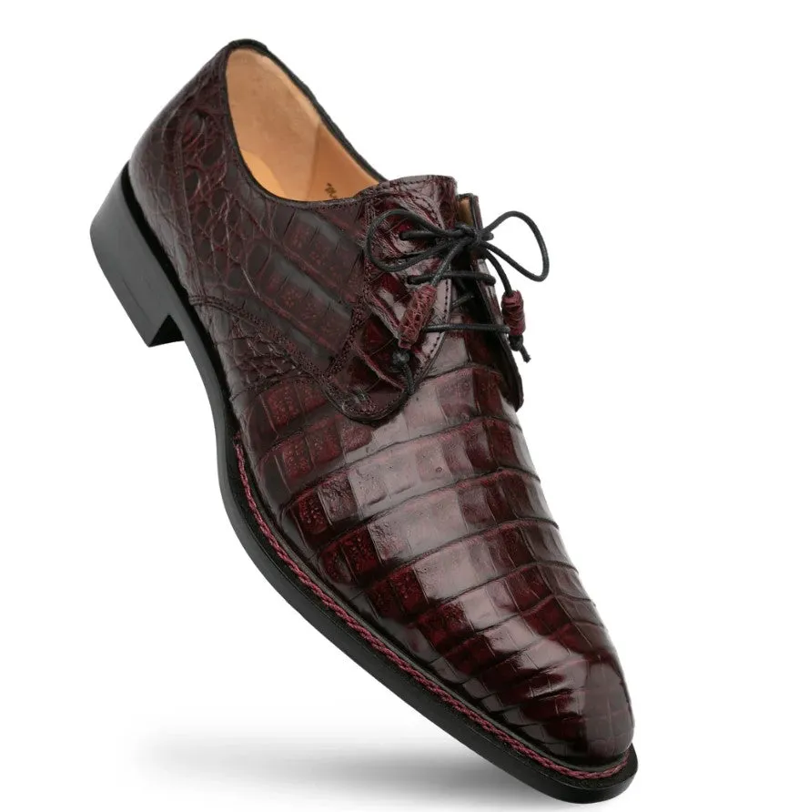 Sole Soft "Cratos" Crocodile Derby Burgundy