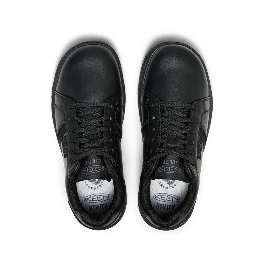 Step Light Women's Kenton WTX Work Shoe (Soft Toe)  |  Black/Black