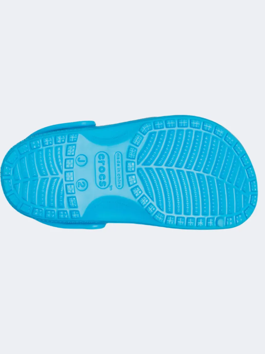 Crocs Classic Clog Kids-Unisex Lifestyle Slippers Venetian Blue Anti Odor Stretchable