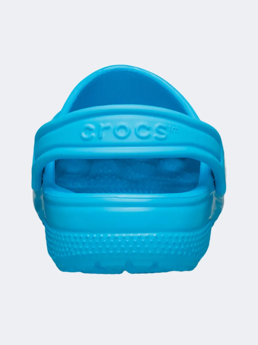 Quick Motion Crocs Classic Clog Kids-Unisex Lifestyle Slippers Venetian Blue